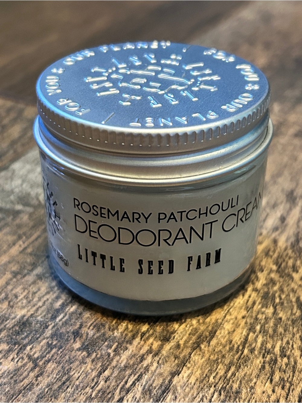 ~*~ Little Seed Farm Rosemary Patchouli Deodorant Cream ~*~